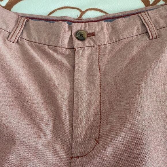 Shorts Men’s IZOD flat Front shorts 32 Light Red - Picture 7 of 15